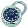 792363927697 Western Safety Combination Padlock Round Solid Steel Alloy
