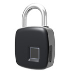 799209374530 Nyte Owl Security Fingerprint Padlock Keyless Metal Smart