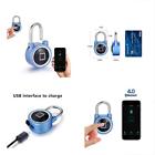 8011467677577 Smart Padlock Biometrics Fingerprint Bluetooth Connection App Control