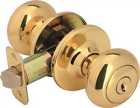 809129 Legend Decorative Knob Entry Lockset Polished Brass 076335008769