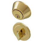 8111009 Honeywell Single Entry Cylinder Deadbolt Door Lock Polished 814113017424