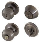 8101105 814113017660 Honeywell Classic Combo Door Knob Antique Brass