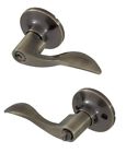 8106101 814113018162 Honeywell Wave Entry Door Lever Antique Brass