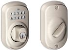 82002 Keypad Deadbolt Satin Nickel Electronic Single Cylinder Keyless 691171782002