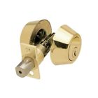 7496946 82058 Ultra Hardware Security Sturbridge Deadbolt Polished Brass 749694820586