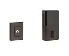 8220.b.112 Baldwin Hardware Evolved Squared Contemporary Bluetooth Deadbolt Venetian Bronze