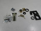 8221190 Baldwin Santa Monica Square Double Cylinder Deadbolt Satin 884011642448