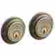 8232.050 Baldwin Modern Design Satin Brass Double-cylinder Deadbolt Indoor Home Security Locks 0723079148427