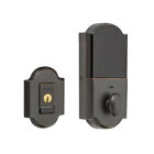 8252.b.112 Baldwin Hardware Evolved Arched Bluetooth Deadbolt Venetian Bronze
