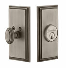 825967 Grandeur Carre Single Cylinder Deadbolt