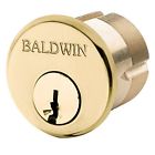 8325.003 Baldwin Mortise Lock Cylinder Diameter Lifetime Brass 723079143026
