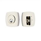 8426us14 Emtek Single Cylinder Urban Modern Deadbolt Polished Nickel