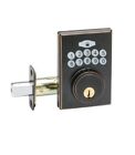 Dbf3410tb 849386004239 Copper Creek Square Electronic Keypad Deadbolt Tuscan Bronze