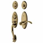 853450502rfd 85345.2rfd Baldwin Landon Brass Dummy Two Black Handleset Satin Point