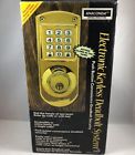 87020800414 Anaconda Electronic Keyless Deadbolt System Push Button Brass