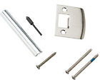 8br0707-004 Baldwin Reserve Thick Door Kit Satin Nickel 884011458247