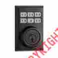 909cnt-11ps 909cnt Kwikset Venetian Bronze Smartcode Contemporary Electronic Deadbolt 883351301756