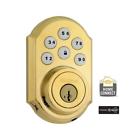 910trlzw500l03r Kwikset Smartcode Lifetime Polished Brass Deadbolt