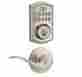 913tnl720-15smt Kwikset New Home Interior Exterior Single Cylinder Satin Nickel Electronic Deadbolt 400889100042