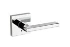 91550-002 Kwikset Halifax Square Privacy Lever In Polished Chrome 883351463362