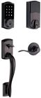 915avl91511pcb Kwikset Door Lock Electronic Deadbolt Touchscreen Bronze Single 0038877582572