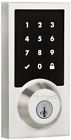 916cnttscrzw15s Kwikset Smartcode Touchscreen Contemporary Single Cylinder Satin 0883351607278