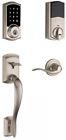 916zwavl15 Kwikset Single Cylinder Electronic Deadbolt Avalon Handle Tustin 0042049874037