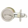 42049940312 93350-007 Kwikset Round Privacy Bed Bath Pocket Door Lock