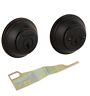 93850-006 Baldwin Hardware Prestige Venetian Bronze Finish Double Cylinder 883351346627