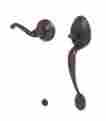 221053 955971 Schlage Plymouth Handleset Less Deadbolt W Flair Interior Lever Left-hand In Id 043156908196