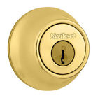 96600-651 Kwikset Cp Deadbolt Lock Polished Brass 883351544795