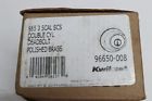 96650-008 Kwikset Security Polished Brass Double Cylinder Deadbolt 042049261370