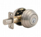 985-15s Kwikset Double Cylinder Deadbolt Satin Nickel 883351157001