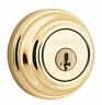 Cpk4 985 3 Smt Kwikset Series Polished Brass Double Cylinder Deadbolt Smartkey Technology