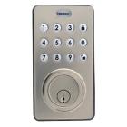 994400444 New Satin Nickel Electronic Number Keypad Deadbolt Lock With Remote