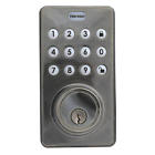 994400447 New Antique Brass Electronic Number Keypad Deadbolt Lock With Remote