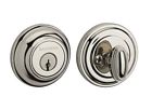 9br3800-517 Baldwin Traditional Round Single Cylinder Deadbolt With Smartkey