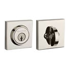 9br3802-074 Baldwin Contemporary Single Cylinder Deadbolt With Smartkey Bright 884011824165