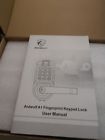A1-sn Ardwolf Keyless Pad Room Office Biometric Fingerprint Door Lock Satin