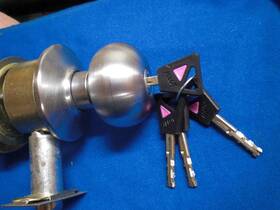 11ta Abloy Disklock Arrow Grade 2 High Security Entrance Knob Lock With 4 Keys And No Card