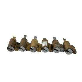 Af-52 Abloy 6 Pcs Assa Cylinder Locks Without Keys - Assorted Parts