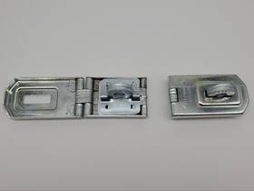 Abus 120/200 2x Security Hasps Stainless Steel 4.25 Inch L X 2.25 W Germany No Screws