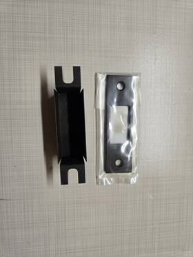 2002cpdl5 Accurate Strike And Metal Dust Box For #2002cpdl5 Deadbolt In Oil Rubbed Bronze