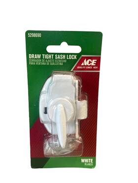 5298690 Ace Draw Tight Sash Lock White Window Security Latch