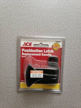 5299409 Ace Pushbutton Latch Replacement Handle Black