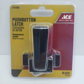 5414800 Ace Pushbutton Latch Replacement Handle Black #5414800