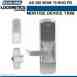 Ad200993m70kprho626bdrr Exit Ad200 Mortise Schlage Cylindrical Standalone Series