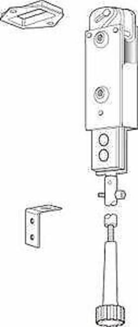 4085-02-ib Adams Rite Assa Abloy Header Bolt For Aluminum Stile Door