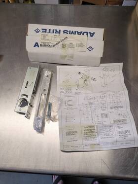 Ms1850s-210-628 Adams Rite 31/32 Inch Bs Deadbolt Deadlock Less Cylinder Satin Alum