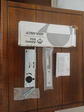 Ms1850s-310-628 Adams Rite Deadbolt Less Cylinder Hd Satin Chrome